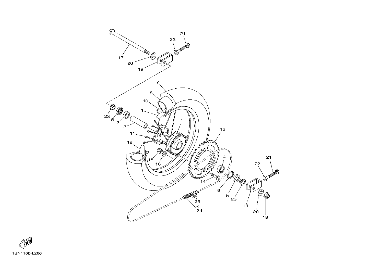 Billede til varegruppe REAR WHEELS