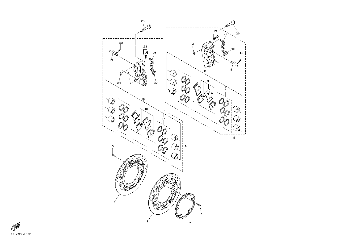 Billede til varegruppe TOMEN FRONT BRAKES