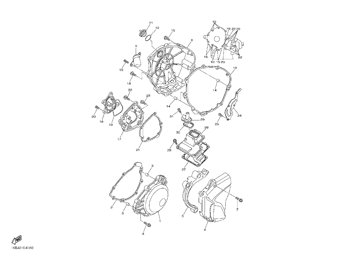 Billede til varegruppe COVER CRANKCASE 1
