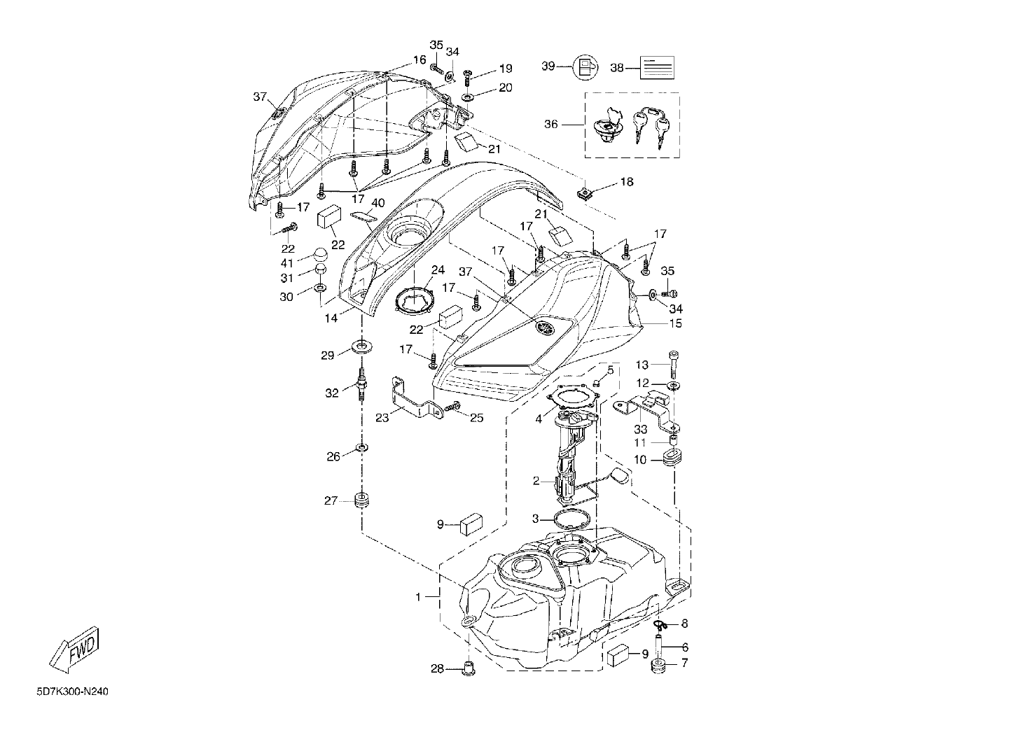 Billede til varegruppe GASOLINE TANK