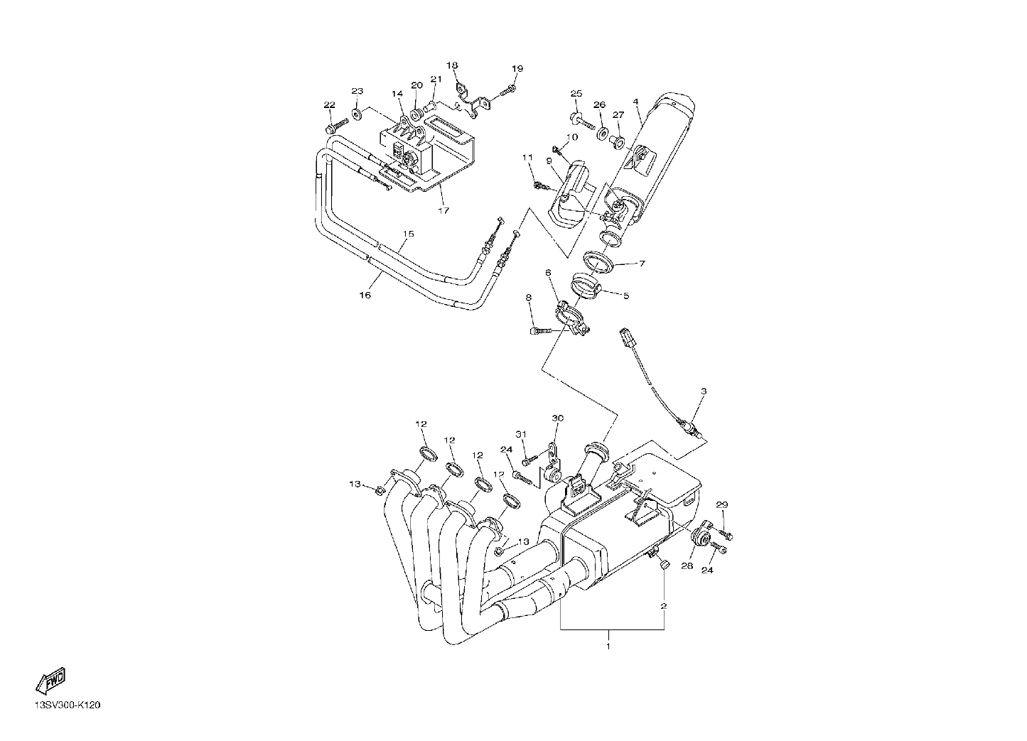 Billede til varegruppe EXHAUST SYSTEM
