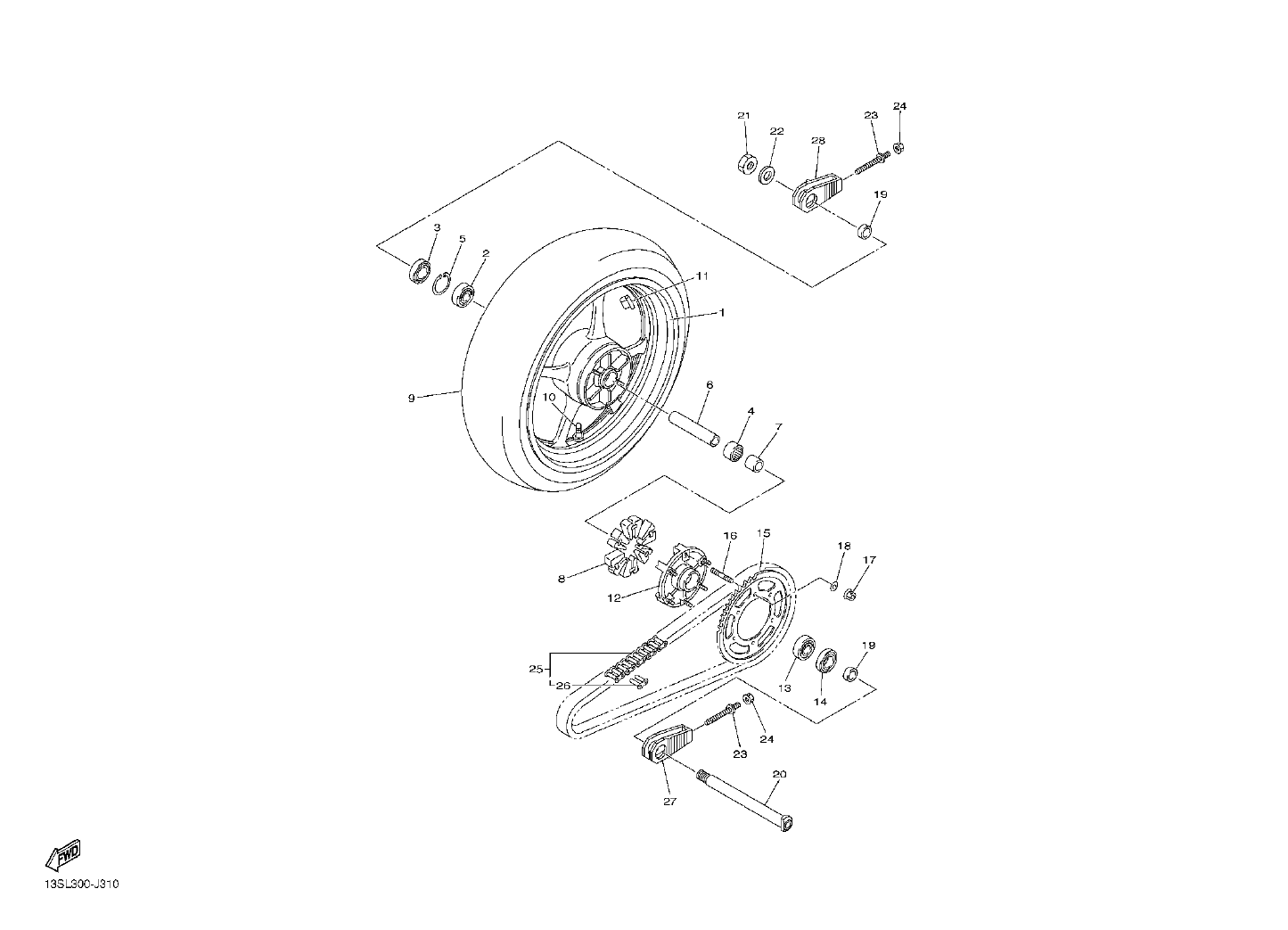 Billede til varegruppe REAR WHEELS
