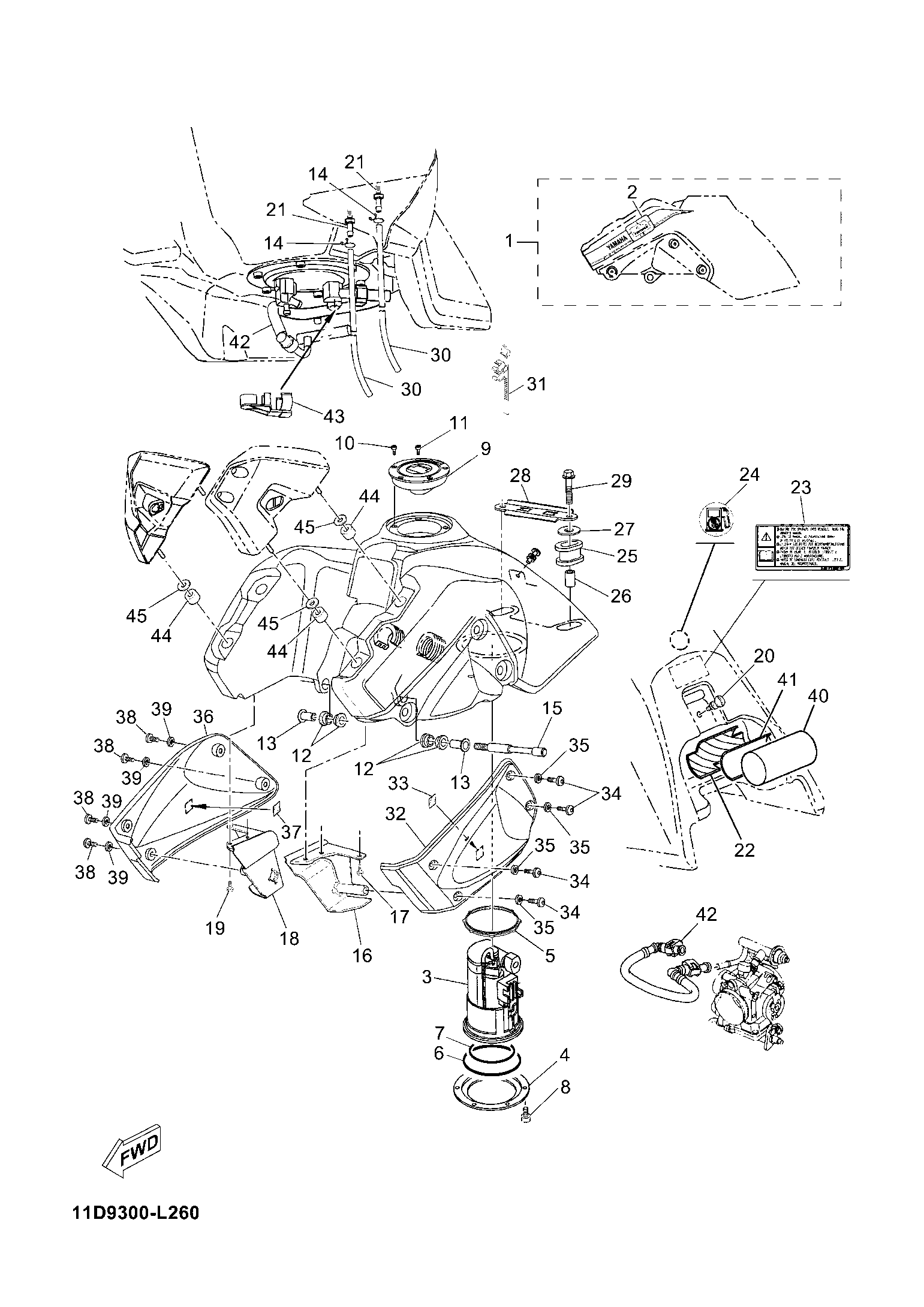 Billede til varegruppe GASOLINE TANK