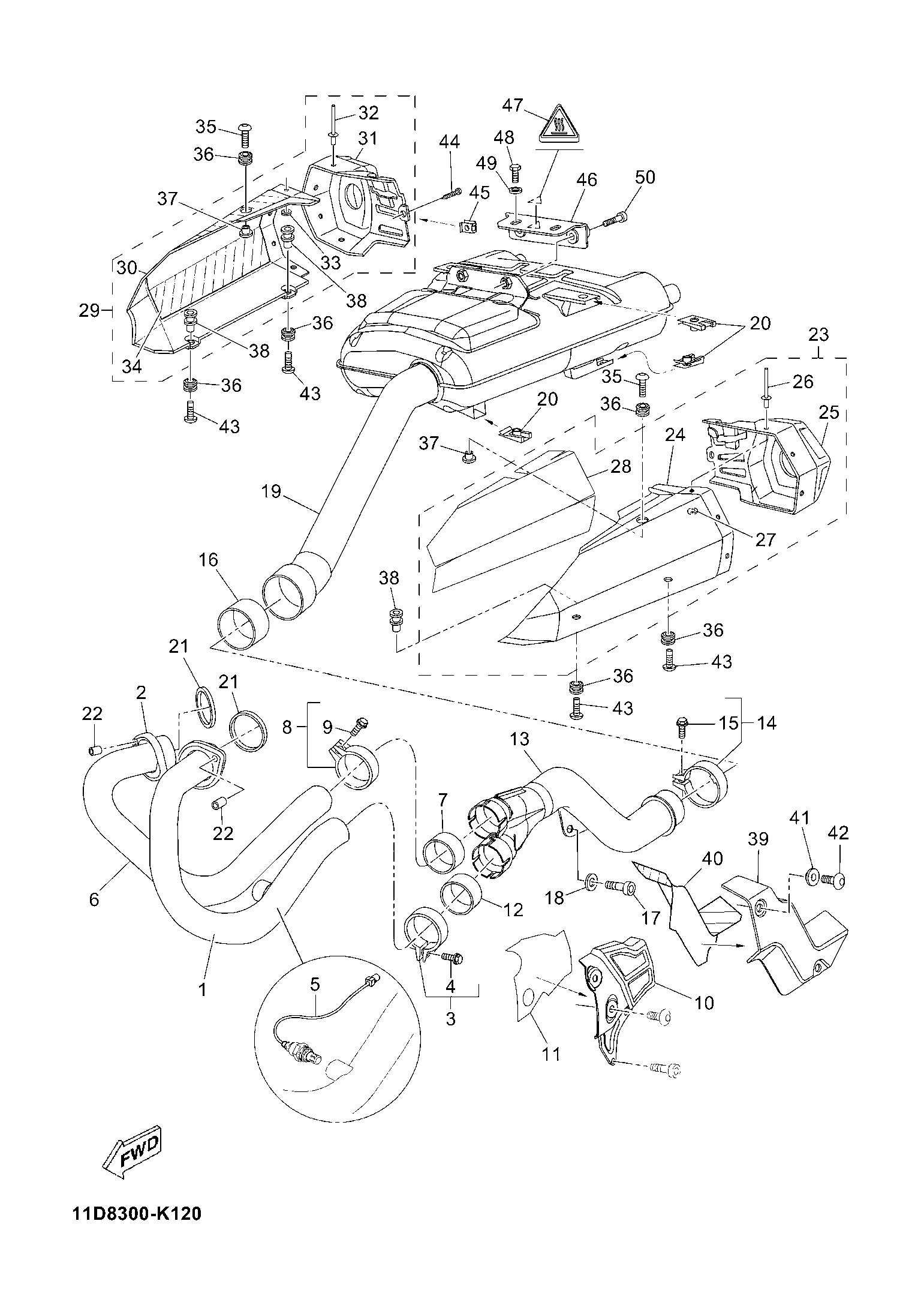 Billede til varegruppe EXHAUST SYSTEM