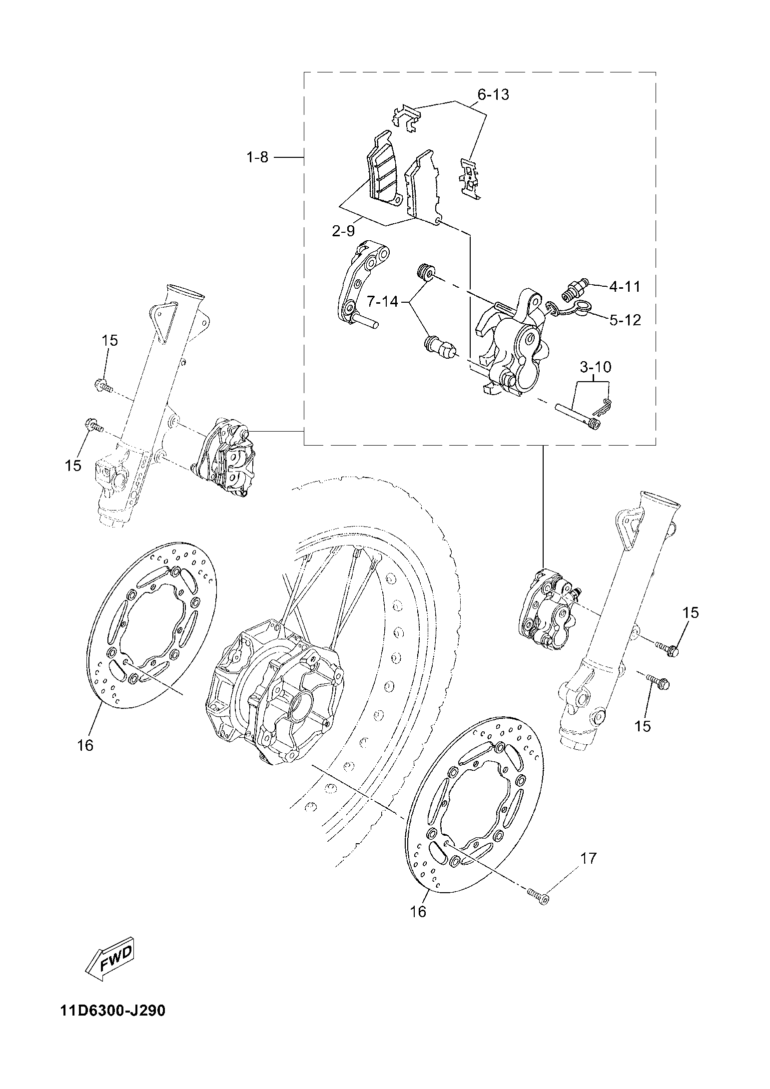 Billede til varegruppe FRONT BRAKE