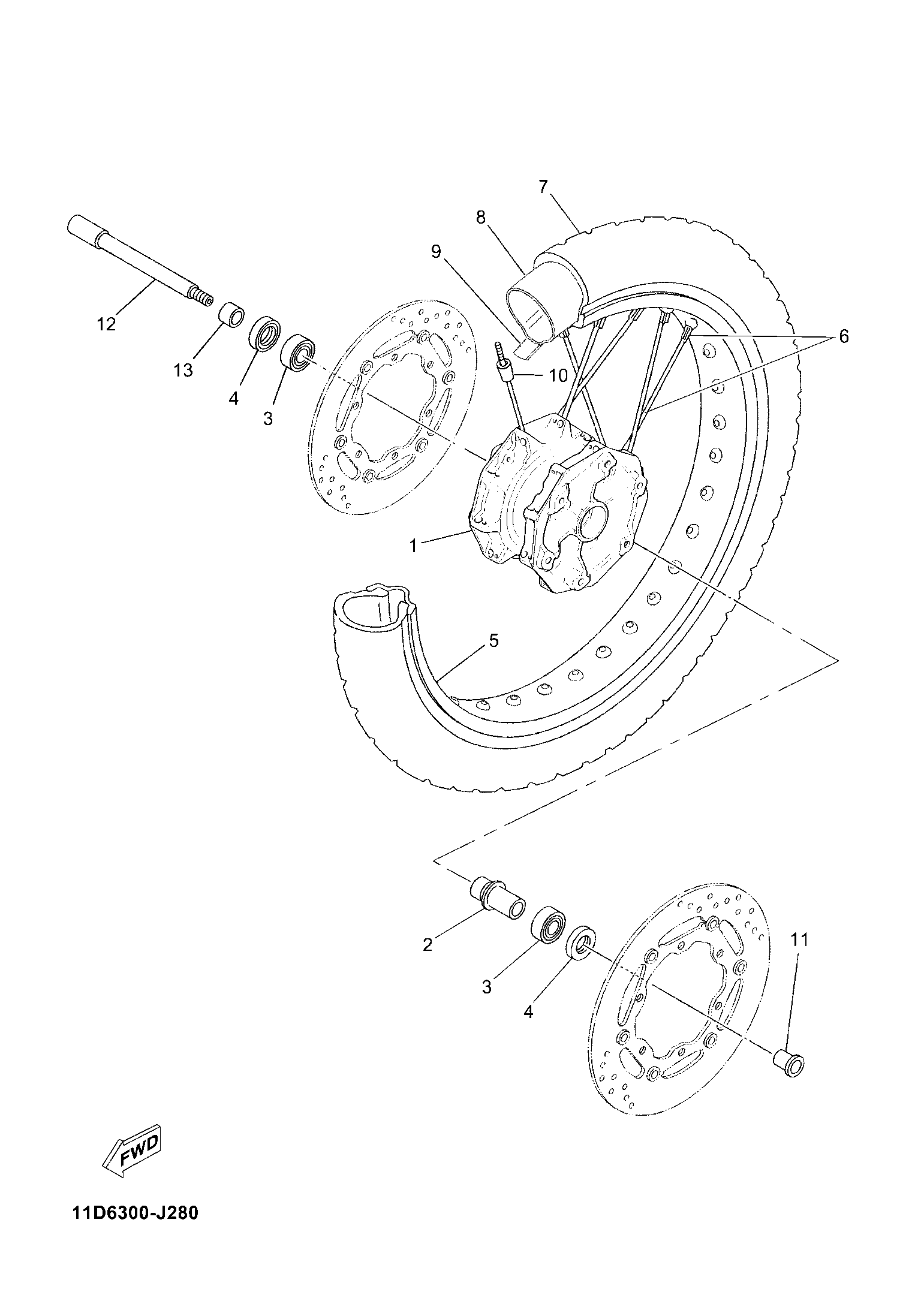 Billede til varegruppe FRONT WHEEL