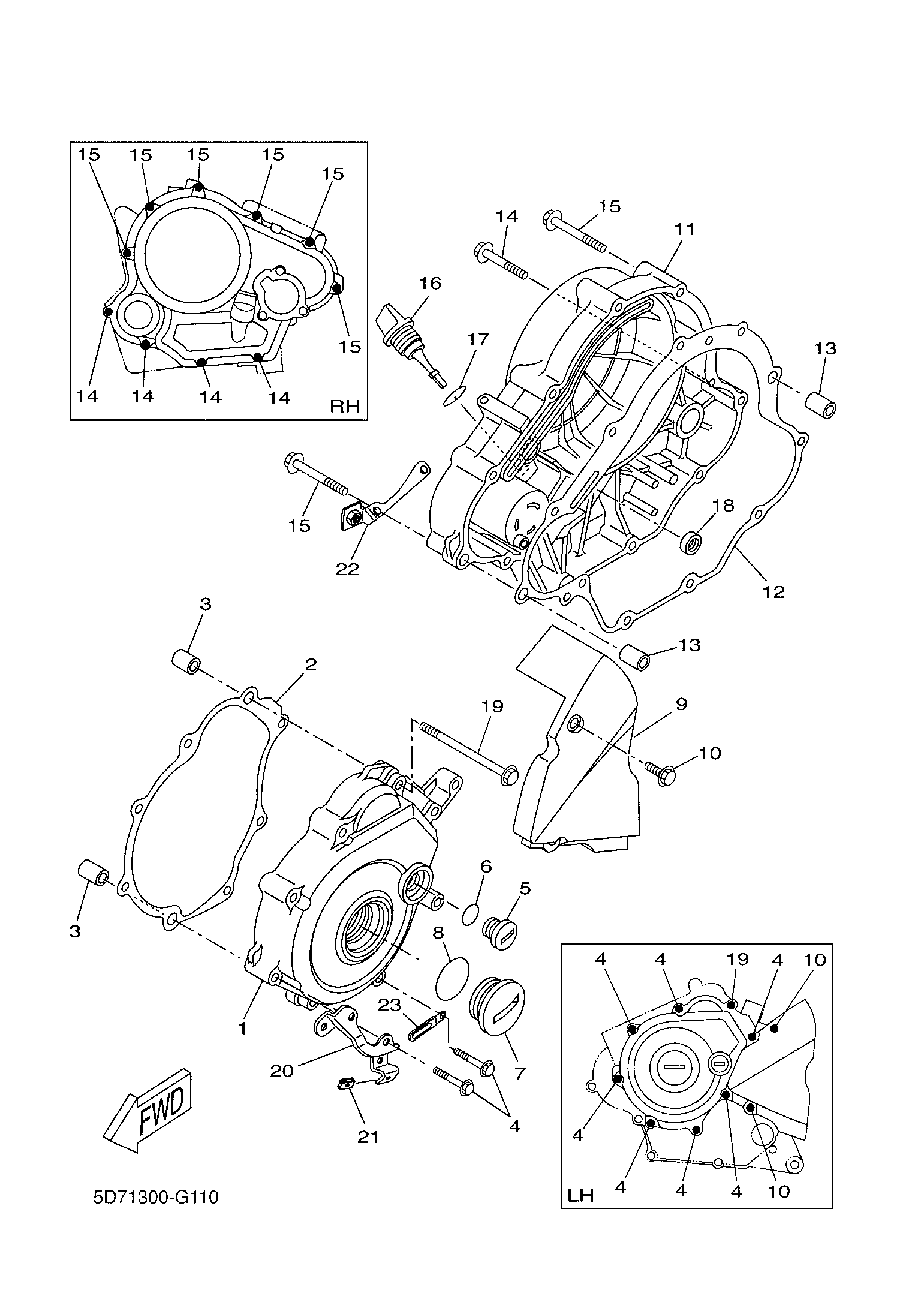 Billede til varegruppe COVER CRANKCASE 1