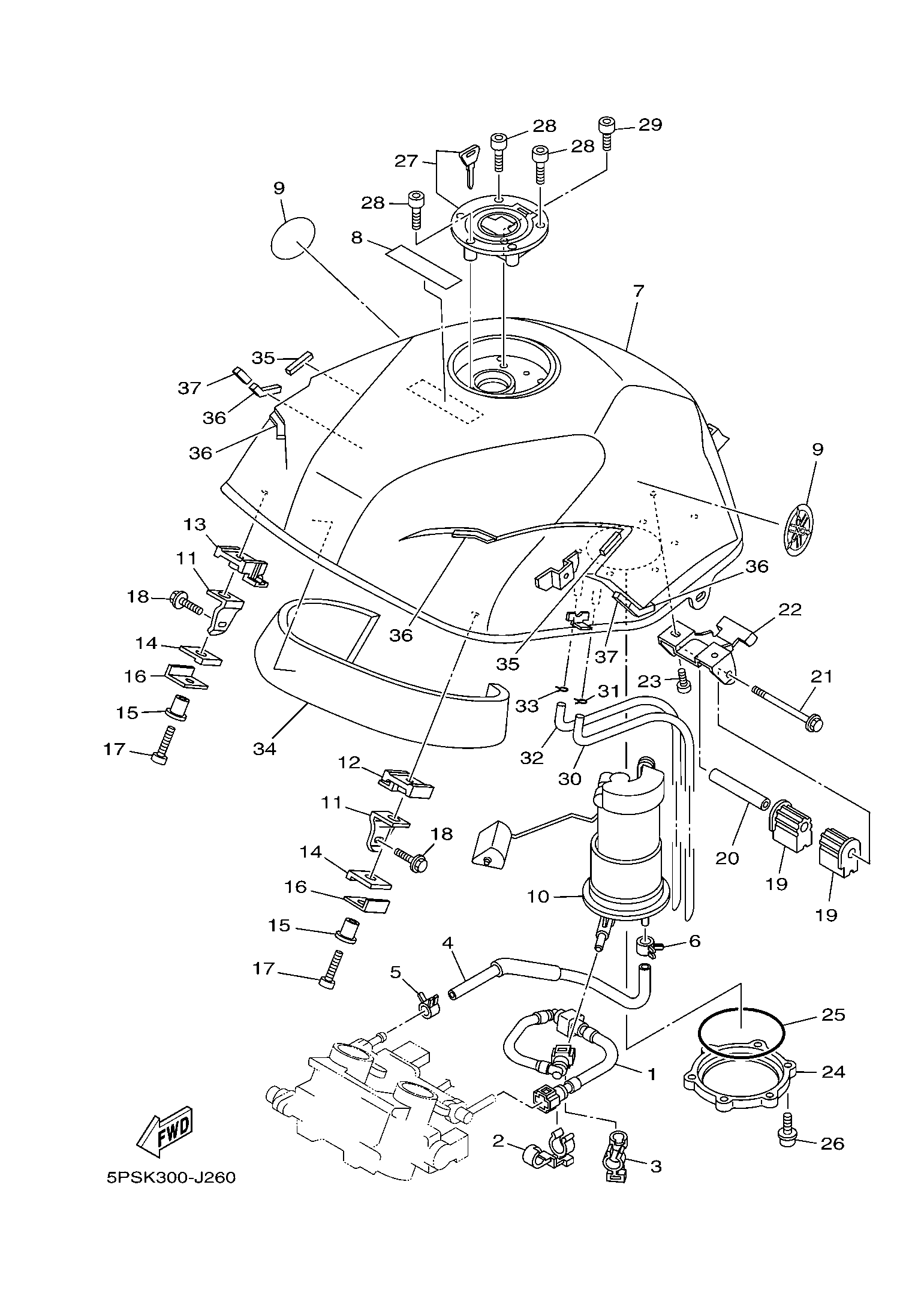 Picture for category GASOLINE TANK