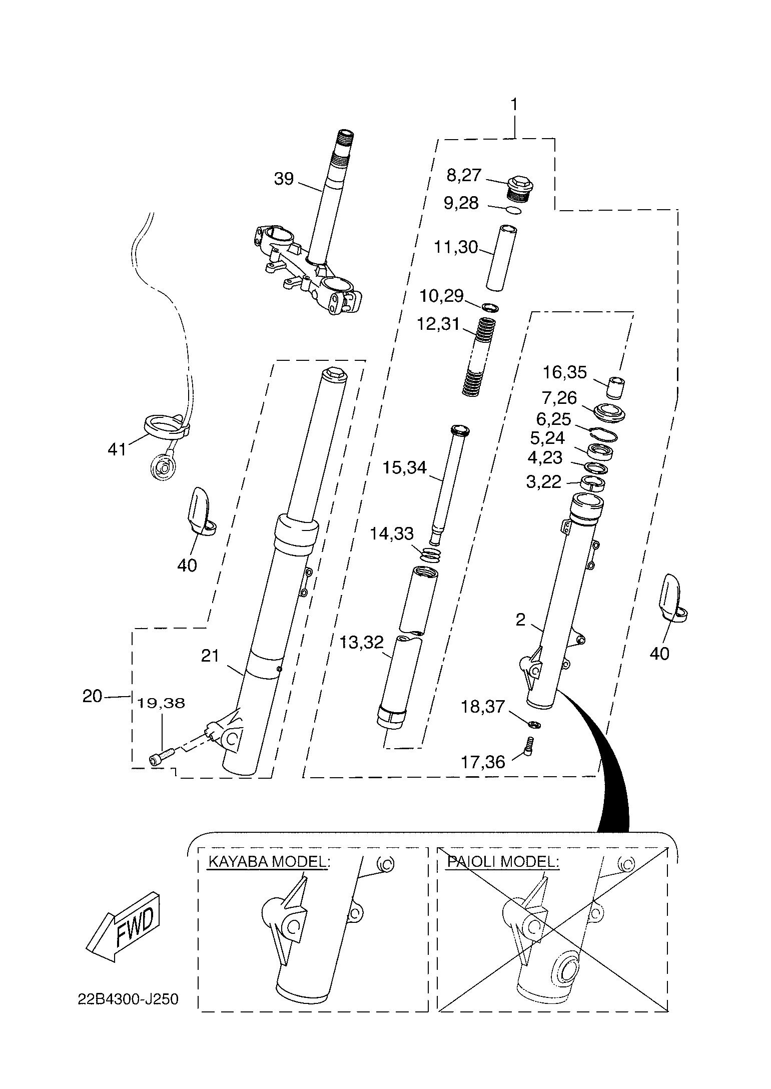 Picture for category FRONT FORK 2