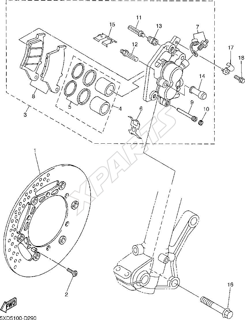 Billede til varegruppe TOMEN FRONT BRAKES