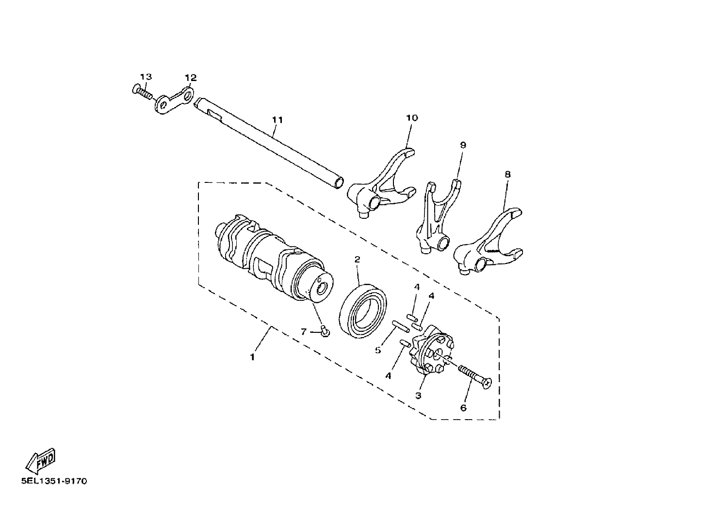 Billede til varegruppe MECHANISM GEAR SELECTION - PROK