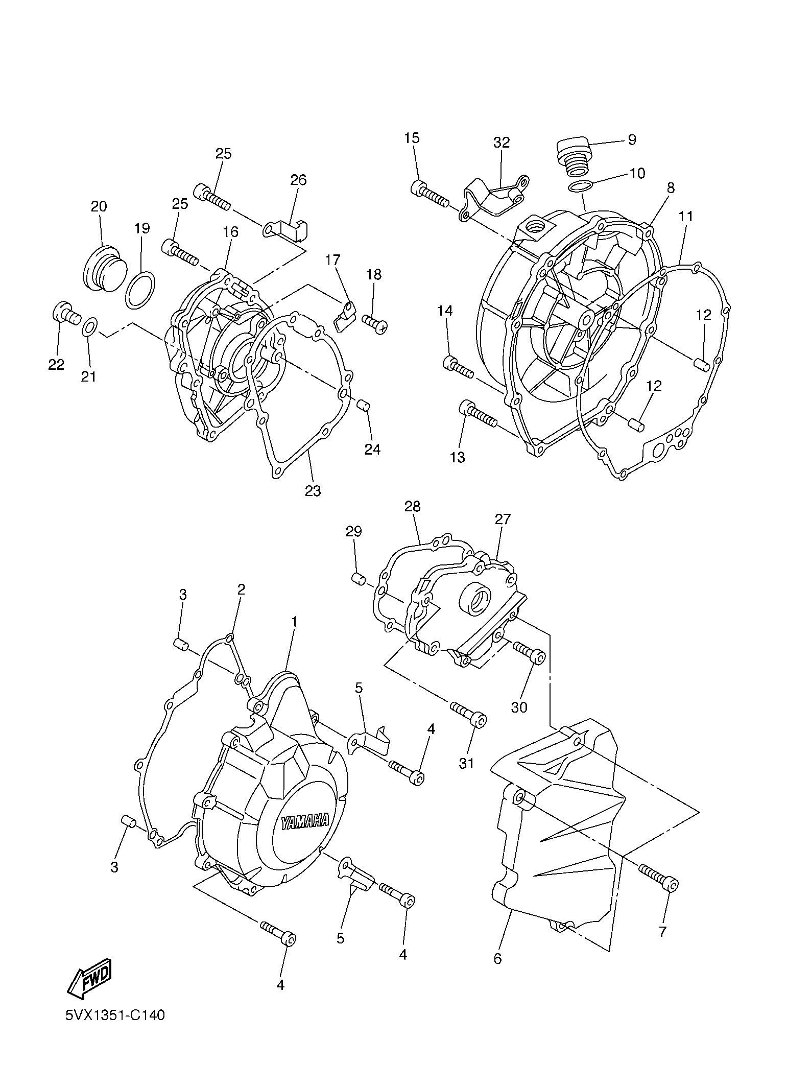 Billede til varegruppe COVER CRANKCASE 1