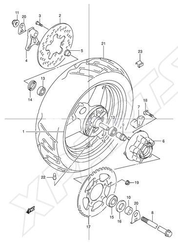 Billede til varegruppe REAR WHEEL