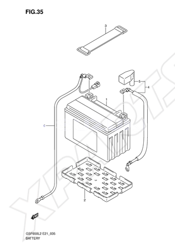 Billede til varegruppe BATTERY (GSF650UL2 E21)