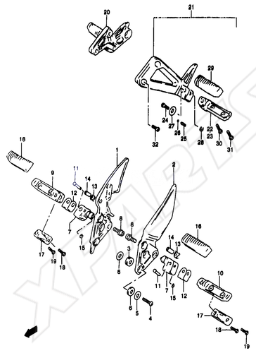 Billede til varegruppe FOOTREST (MODEL Y)