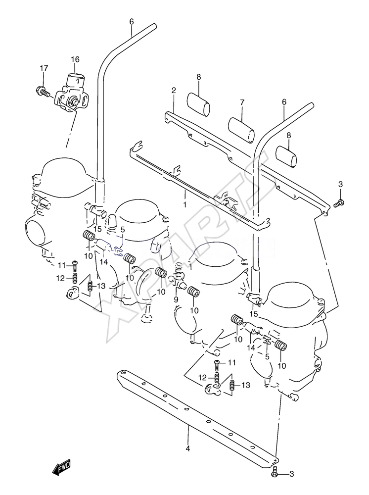 Billede til varegruppe CARBURETOR FITTING