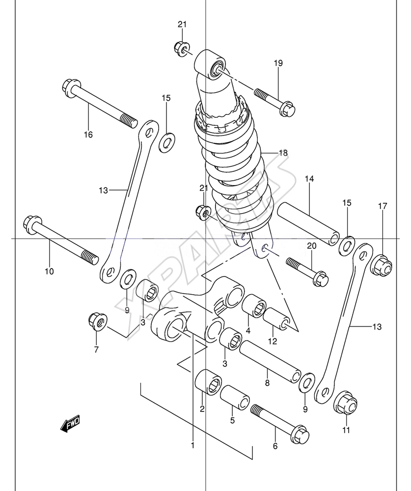 Billede til varegruppe REAR CUSHION LEVER