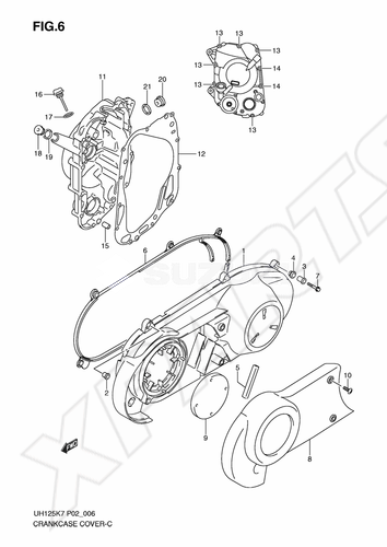 Billede til varegruppe CRANKCASE COVER
