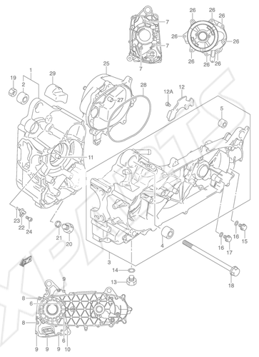 Bild für Kategorie CRANKCASE
