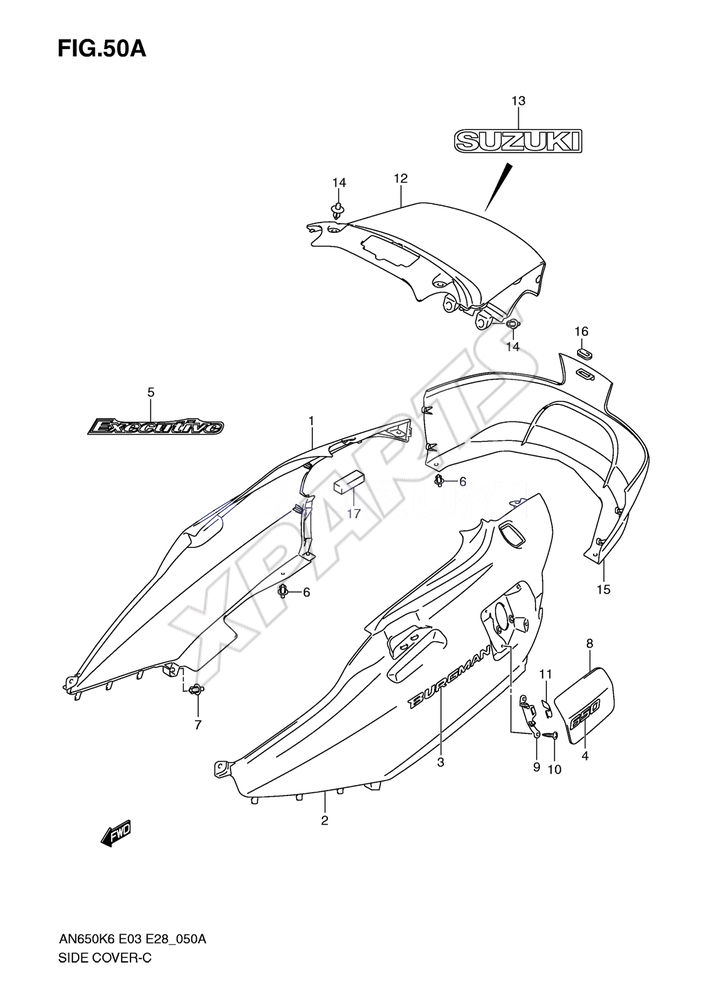 Billede til varegruppe SIDE COVER (AN650AK8)
