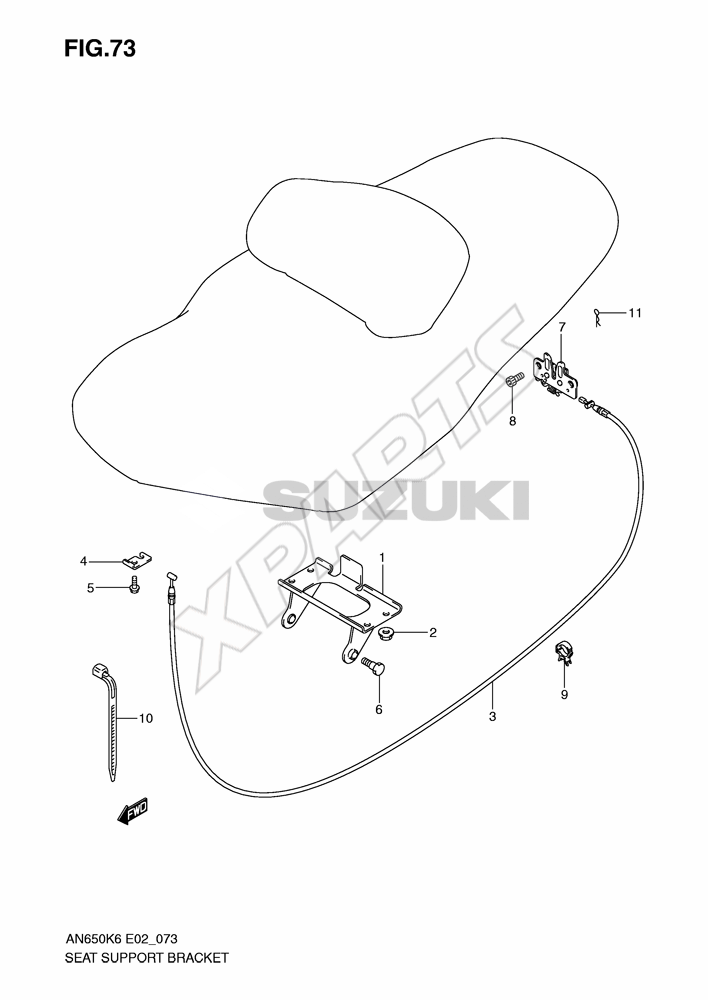 Billede til varegruppe SEAT SUPPORT BRACKET