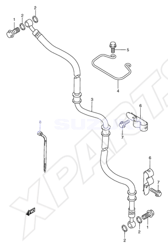 Billede til varegruppe FRONT BRAKE HOSE