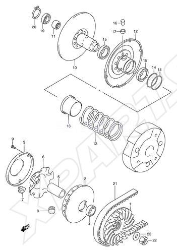 Bild für Kategorie TRANSMISSION (1)(MODEL W/ X/ Y)