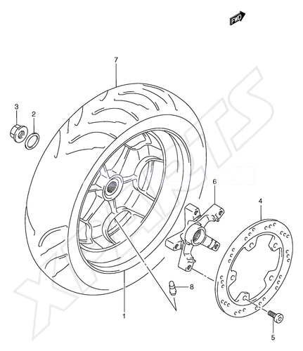 Billede til varegruppe REAR WHEEL