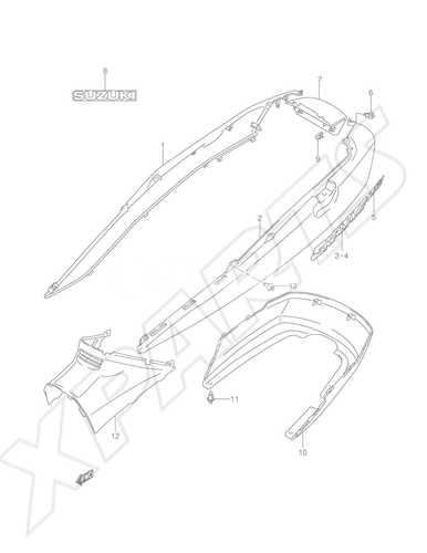 Billede til varegruppe FRAME COVER (MODEL K3/ K4 E38)