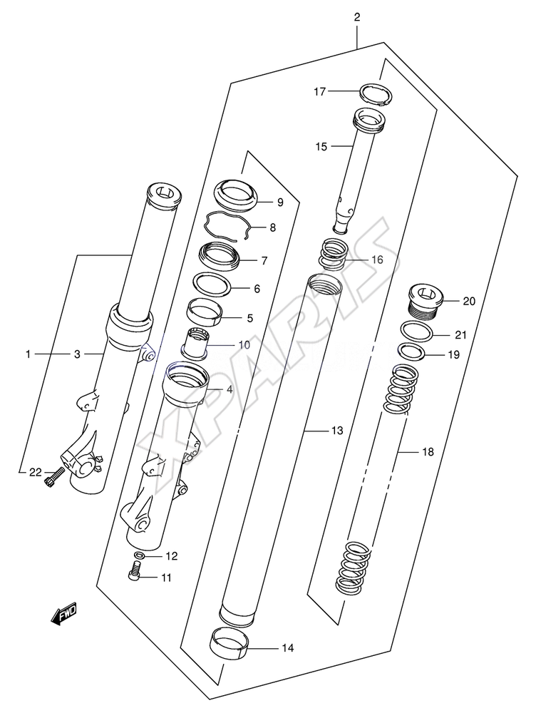 Billede til varegruppe FRONT FORK DAMPER