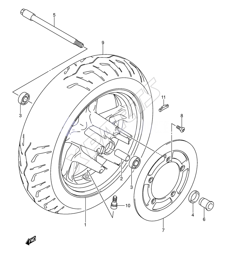 Billede til varegruppe FRONT WHEEL
