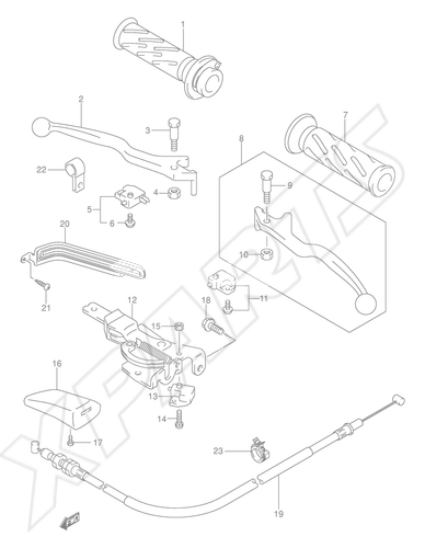 Billede til varegruppe HANDLE LEVER (MODEL K3)