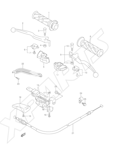 Billede til varegruppe HANDLE LEVER (MODEL K4/ K5/ K6)