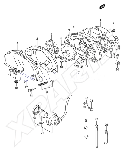 Billede til varegruppe SPEEDOMETER (MODEL K1/ K2)