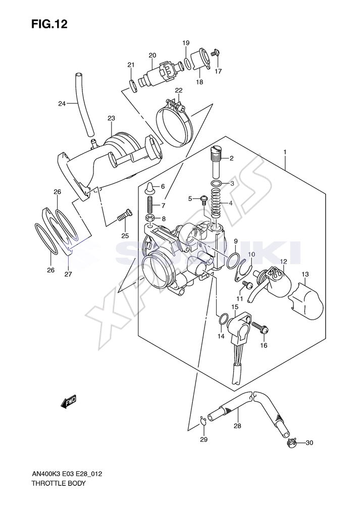 Billede til varegruppe THROTTLE BODY