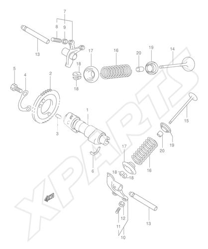 Billede til varegruppe CAMSHAFT/ VALVE
