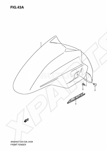 Billede til varegruppe FRONT FENDER (MODEL K9)