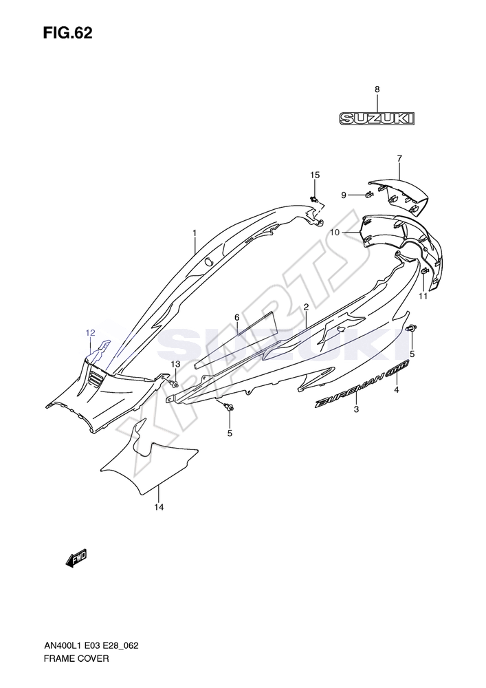 Billede til varegruppe FRAME COVER (AN400ZAL1 E33)