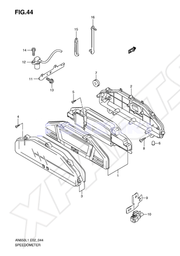 Billede til varegruppe SPEEDOMETER (AN650AL1 E24)