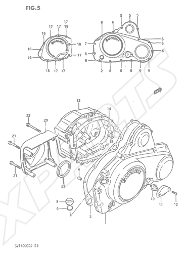 Billede til varegruppe CRANKCASE COVER