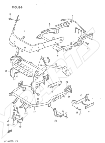 Bild für Kategorie COWLING BRACE