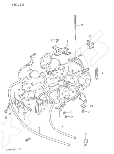Billede til varegruppe CARBURETOR FITTINGS