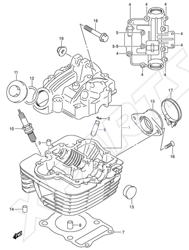 Billede til varegruppe CYLINDER HEAD