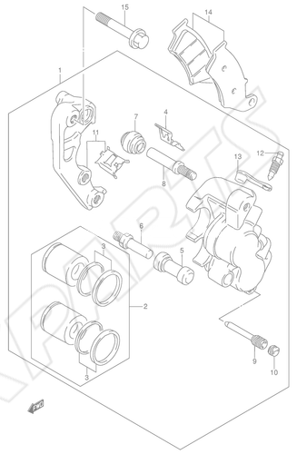 Billede til varegruppe FRONT CALIPER