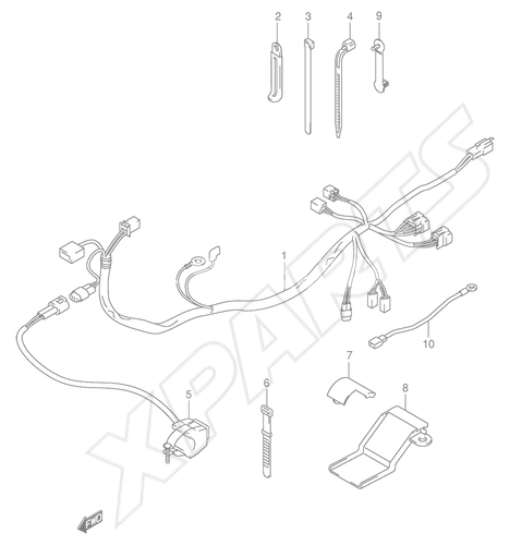 Billede til varegruppe WIRING HARNESS (DR-Z400Y/ K1/ K2/ K3/ K4)