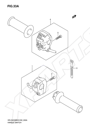 Billede til varegruppe HANDLE SWITCH (MODEL K7/ K8/ K9)