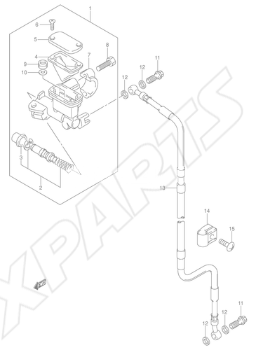 Billede til varegruppe FRONT MASTER CYLINDER (E1,P37)