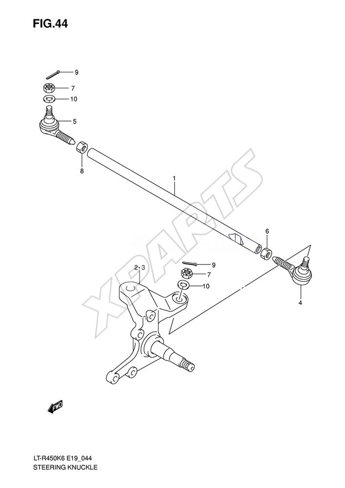 Billede til varegruppe STEERING KNUCKLE