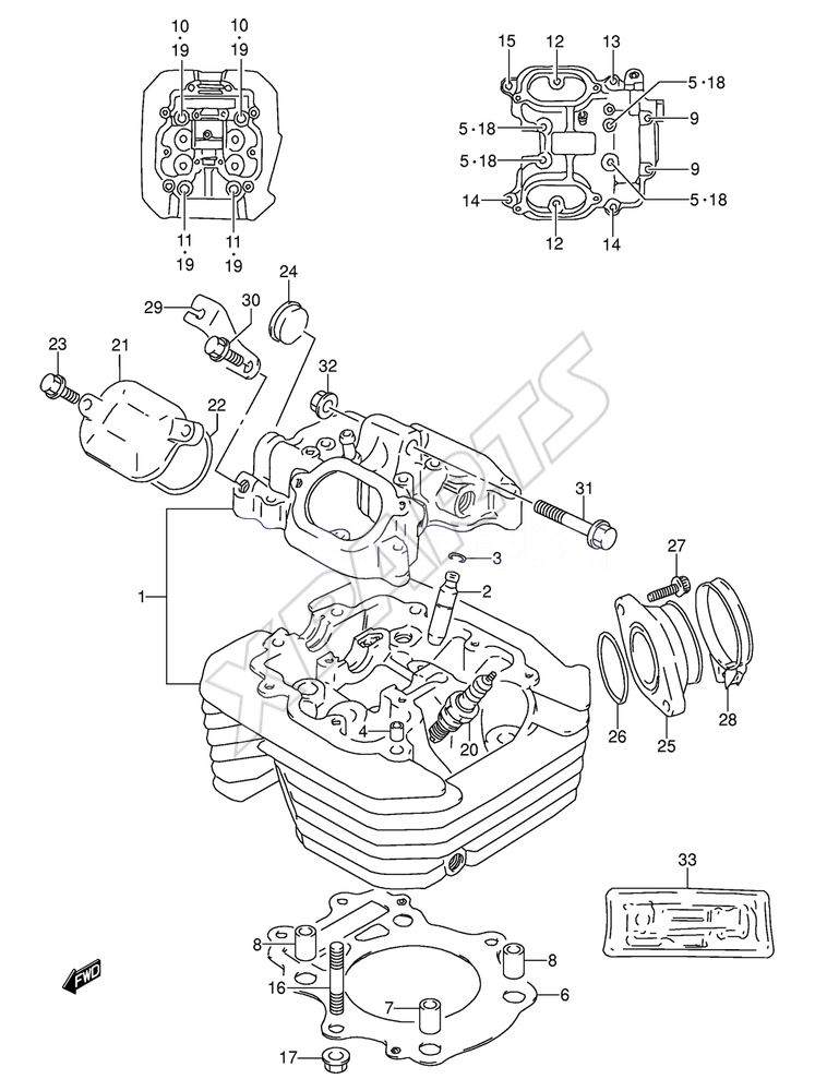 Bild für Kategorie CYLINDER HEAD