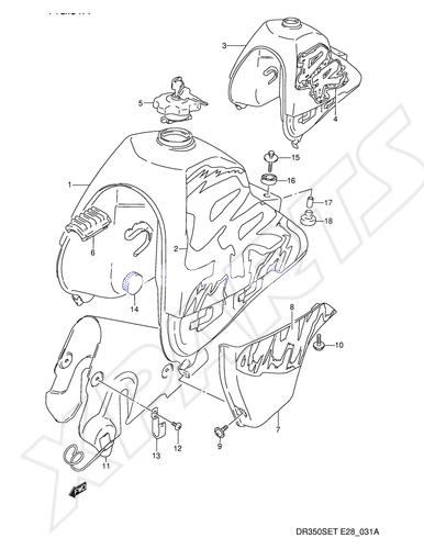 Billede til varegruppe FUEL TANK (MODEL N/ P)